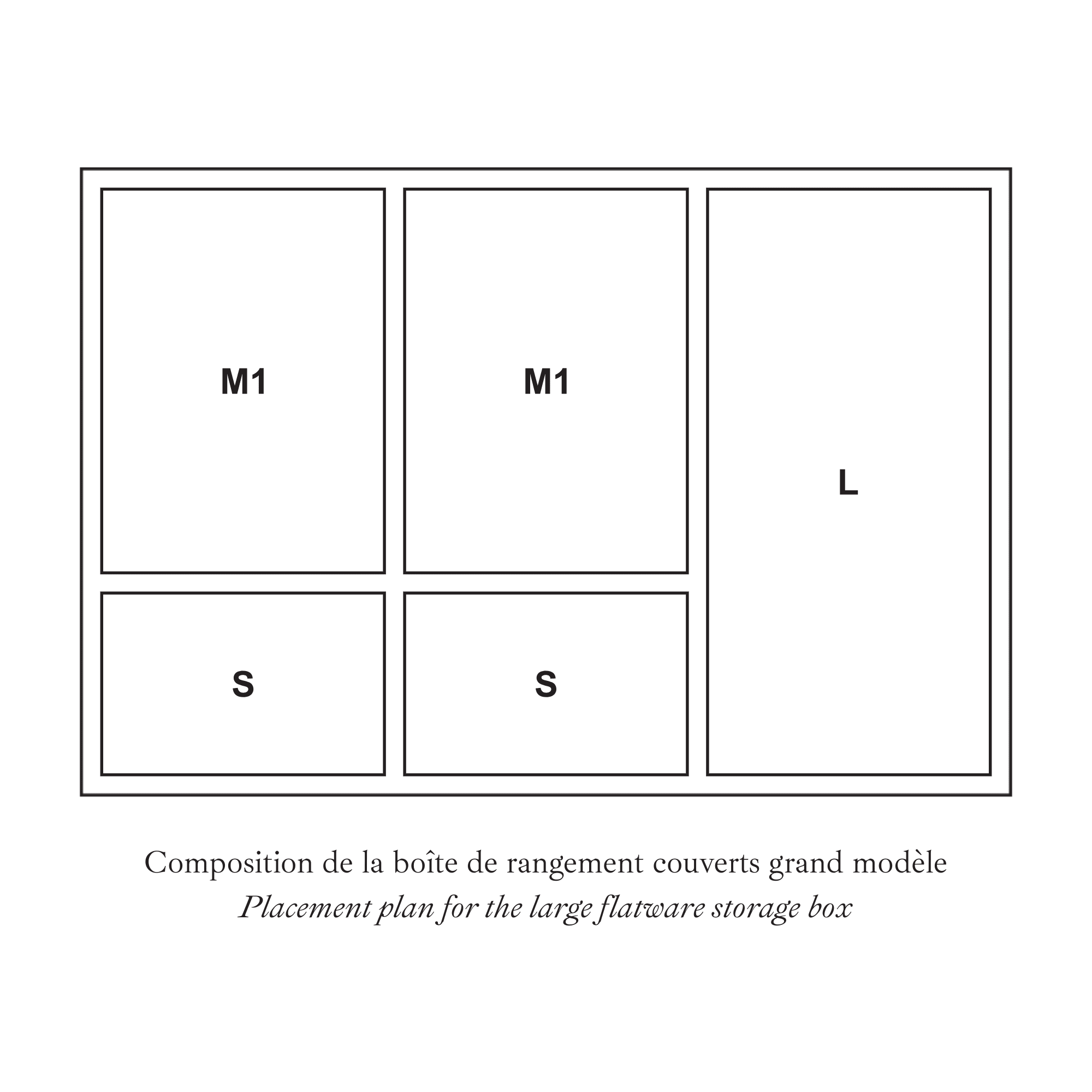 新カトラリー収納ボックス Lサイズ